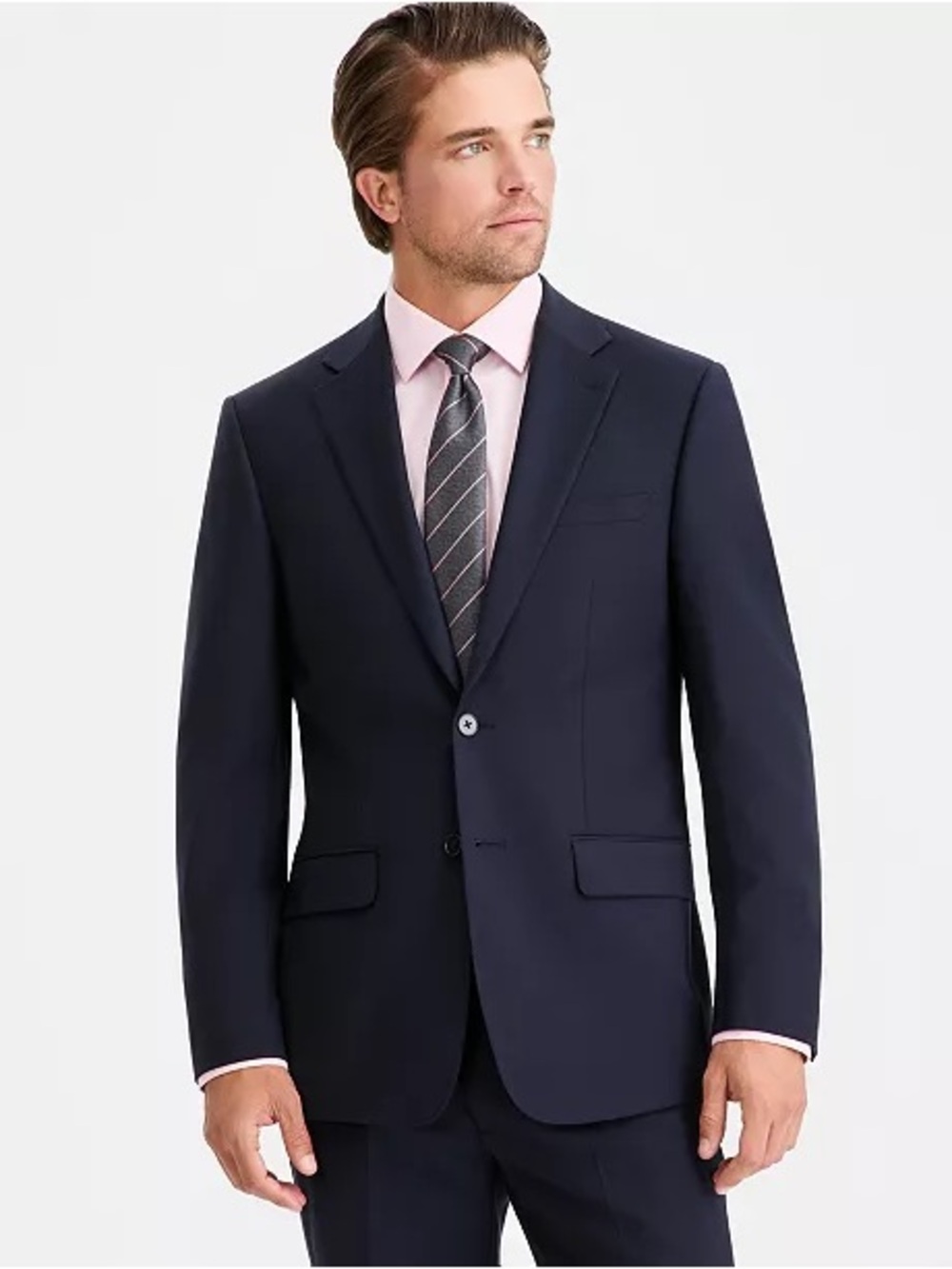 Calvin Klein modern slim-fit navy blue suit jacket Men’s 40/R (M)